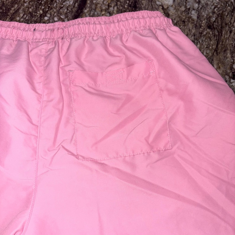 Punk Swim Trunk L Pink Skull Rose Graphic WXYZ MFG CO - Picture 9 of 11